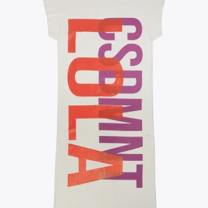 Lola Casademunt Camisetas Y Tops | Vestidos Y Faldas<Vestido largo Lola BLANCO-ROSA