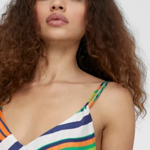 Lola Casademunt Vestidos Y Faldas<Vestido largo multicolor VERDE-NARANJA