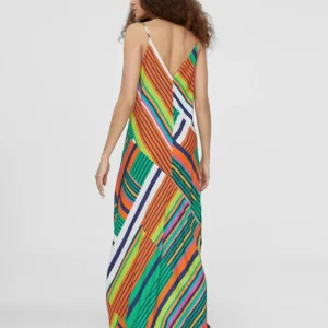 Lola Casademunt Vestidos Y Faldas<Vestido largo multicolor VERDE-NARANJA