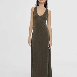 Lola Casademunt Vestidos Y Faldas | Punto<Vestido largo y dorado NEGRO