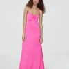 Lola Casademunt Vestidos Y Faldas<Vestido largo tipo lencero NEGRO