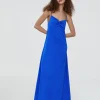 Lola Casademunt Vestidos Y Faldas<Vestido largo tipo lencero NEGRO