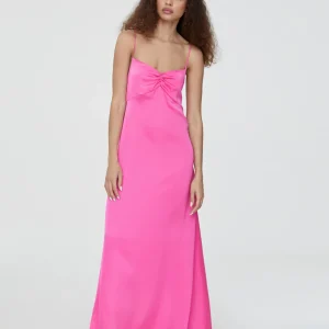Lola Casademunt Vestidos Y Faldas<Vestido largo tipo lencero NEGRO