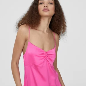 Lola Casademunt Vestidos Y Faldas<Vestido largo tipo lencero NEGRO