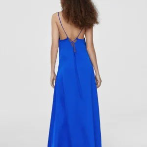 Lola Casademunt Vestidos Y Faldas<Vestido largo tipo lencero NEGRO