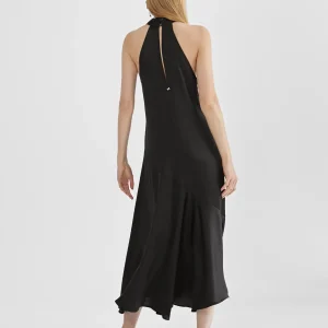 Lola Casademunt Vestidos Y Faldas<Vestido midi cuello halter cruzado ROJO