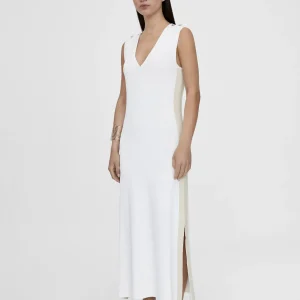 Lola Casademunt Punto<Vestido midi de punto CRUDO-METAL