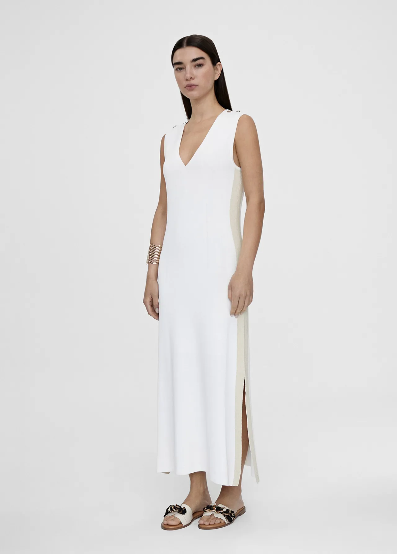 vestido_midi_de_punto_1-1.webp Lola Casademunt Punto<Vestido midi de punto CRUDO-METAL