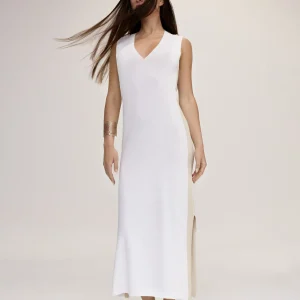 Lola Casademunt Punto<Vestido midi de punto CRUDO-METAL