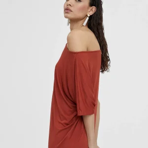 Lola Casademunt Vestidos Y Faldas<Vestido midi fruncido NEGRO