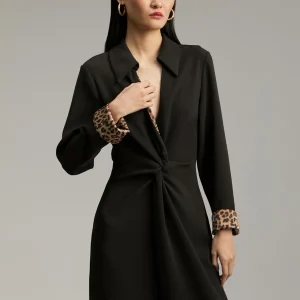 Lola Casademunt Vestidos Y Faldas<Vestido midi nudo NEGRO