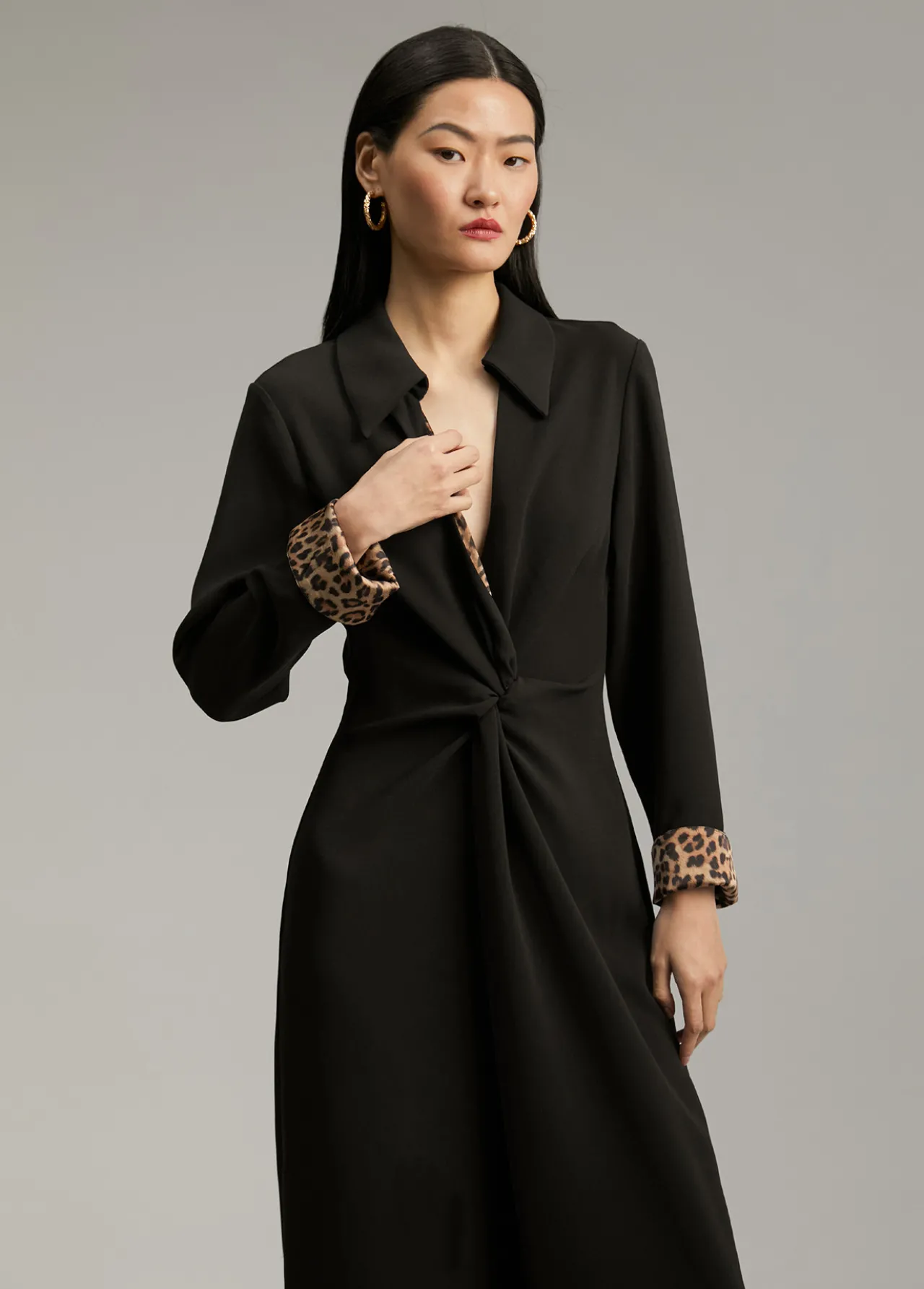 vestido_midi_nudo_3-1.webp Lola Casademunt Vestidos Y Faldas<Vestido midi nudo NEGRO