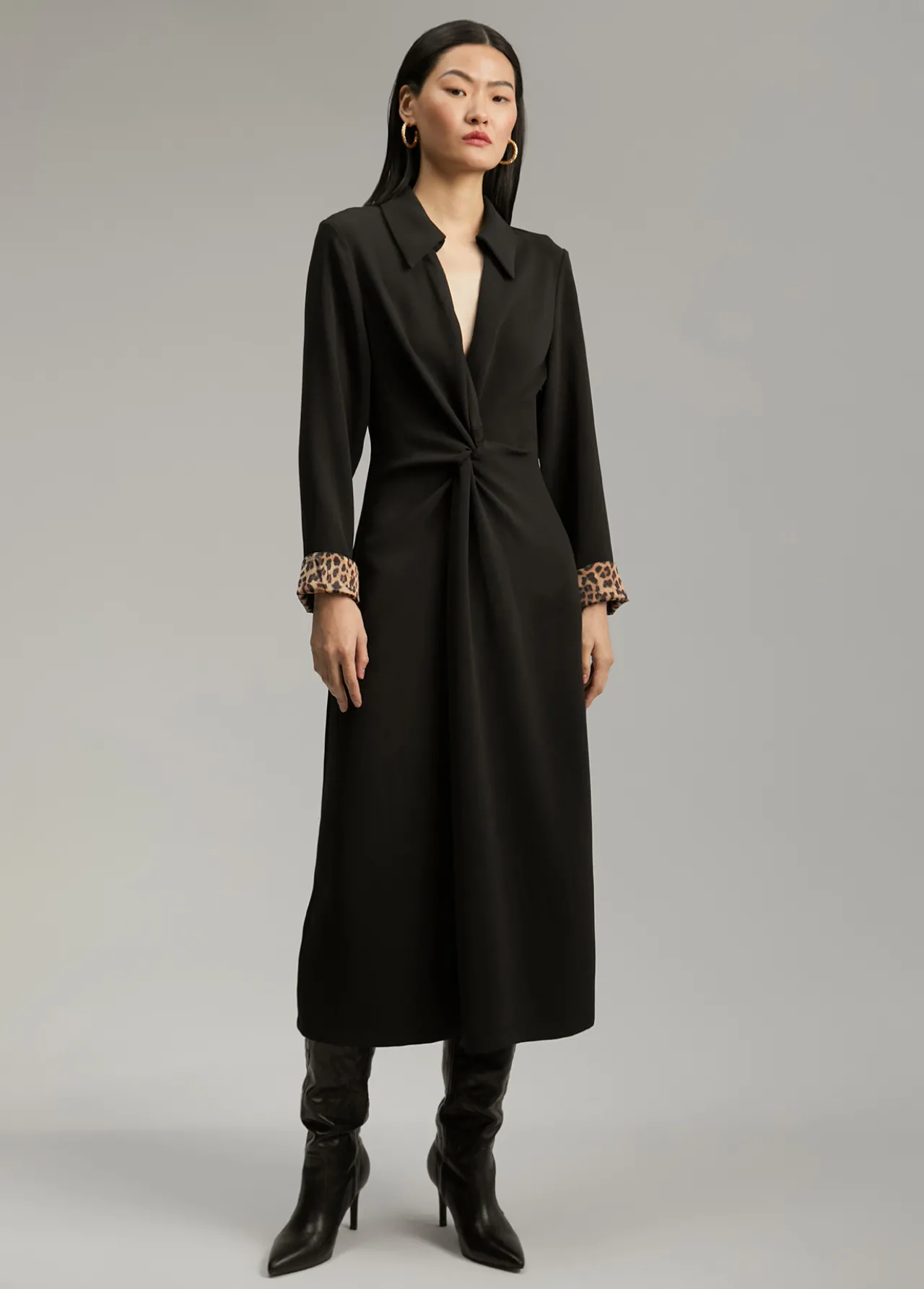 vestido_midi_nudo_5-1.webp Lola Casademunt Vestidos Y Faldas<Vestido midi nudo NEGRO