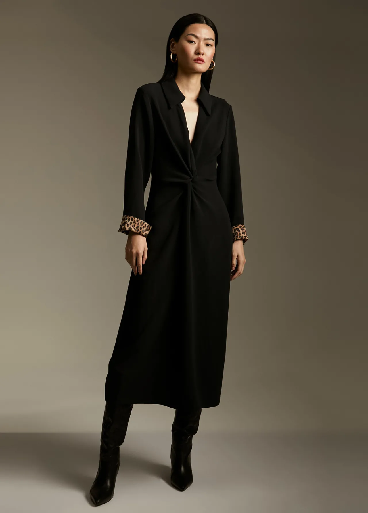 vestido_midi_nudo_6.webp Lola Casademunt Vestidos Y Faldas<Vestido midi nudo NEGRO