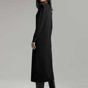 Lola Casademunt Vestidos Y Faldas<Vestido punto hombreras NEGRO