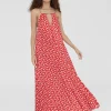 Lola Casademunt Vestidos Y Faldas<Vestido monograma ROJO