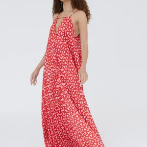 Lola Casademunt Vestidos Y Faldas<Vestido monograma ROJO