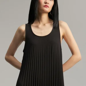 Lola Casademunt Vestidos Y Faldas<Vestido sin manga plisado AZULELECTRICO