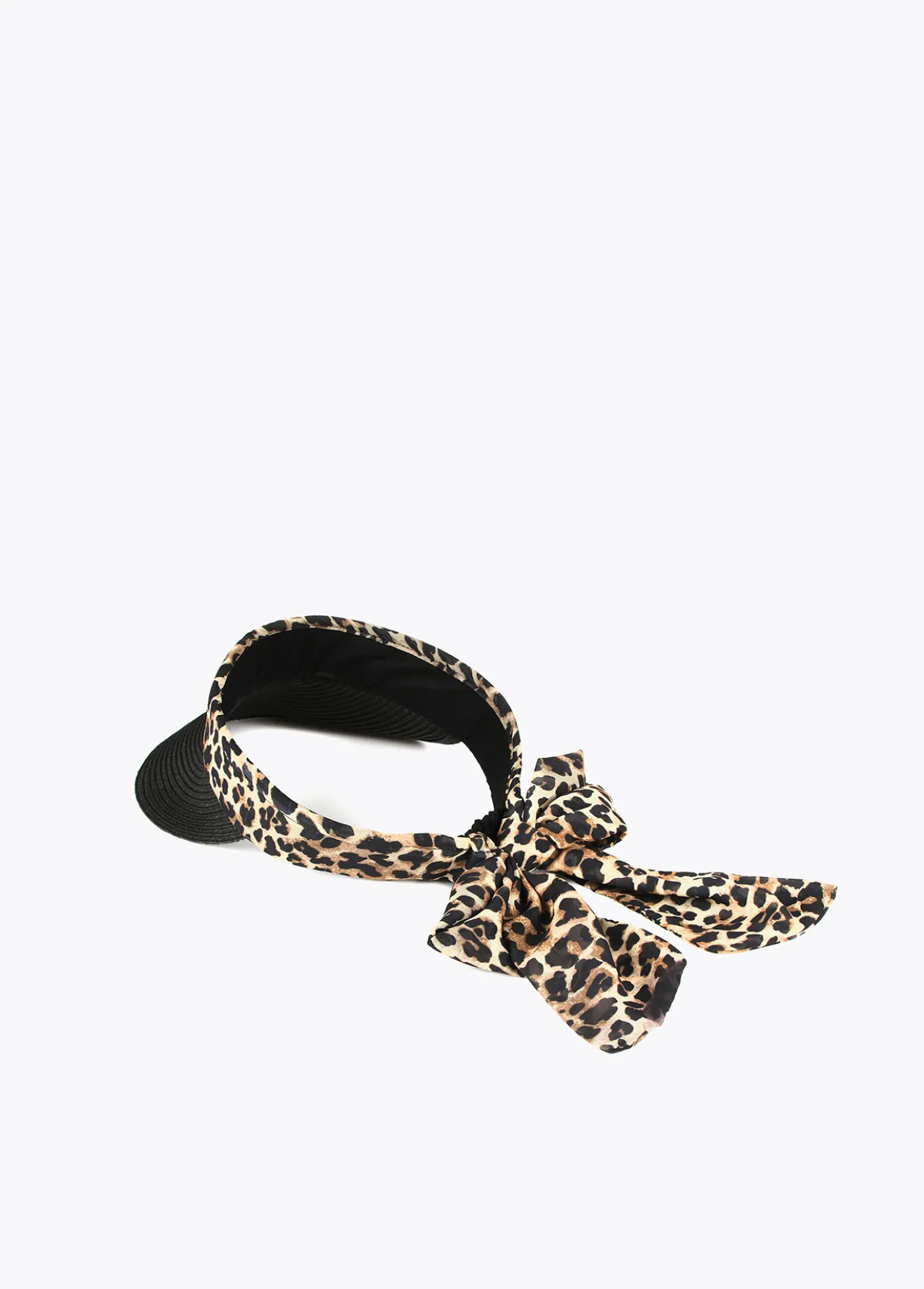 visera_efecto_rfia_1.webp Lola Casademunt Accesorios | Baño<Visera efecto ráfia NEGRO