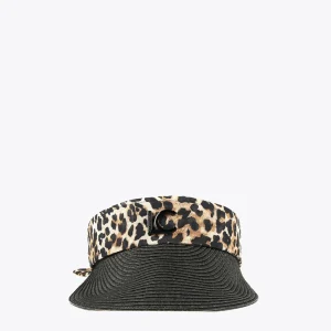 Lola Casademunt Accesorios | Baño<Visera efecto ráfia NEGRO