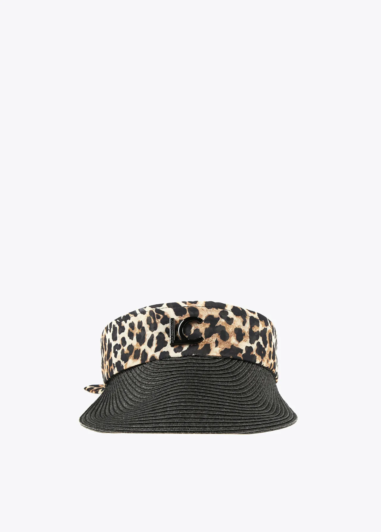 visera_efecto_rfia_4.webp Lola Casademunt Accesorios | Baño<Visera efecto ráfia NEGRO