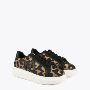 Lola Casademunt Zapatillas Deportivas | Animal Print<Zapatillas animal print CRUDO-NEGRO