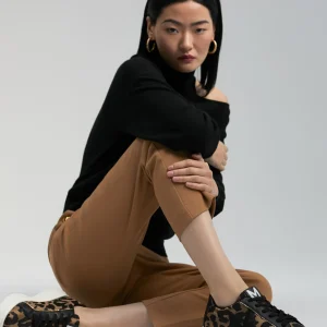 Lola Casademunt Zapatillas Deportivas | Animal Print<Zapatillas animal print CRUDO-NEGRO