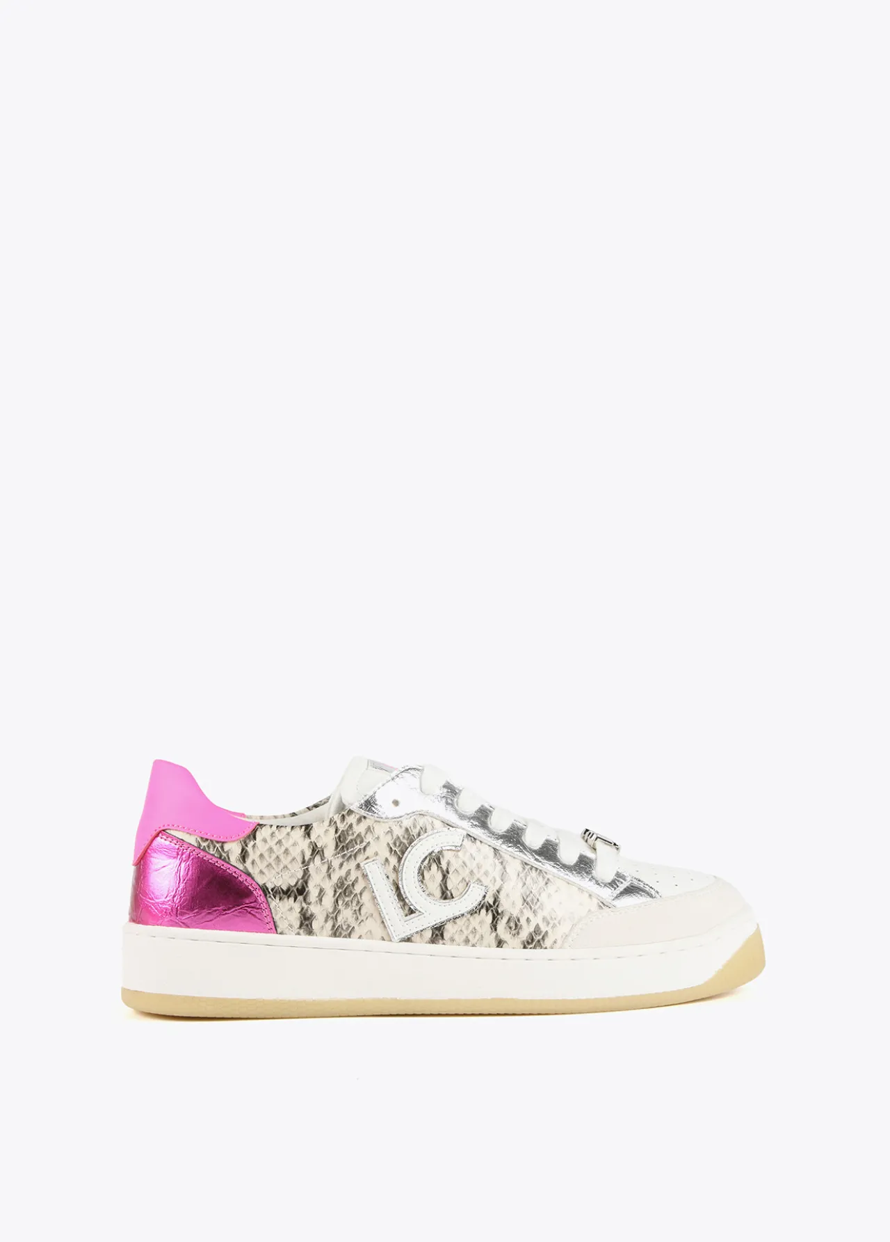 zapatillas_deportivas_animal_0.webp Lola Casademunt Animal Print | Zapatillas Deportivas<Zapatillas deportivas animal METAL-ROSA