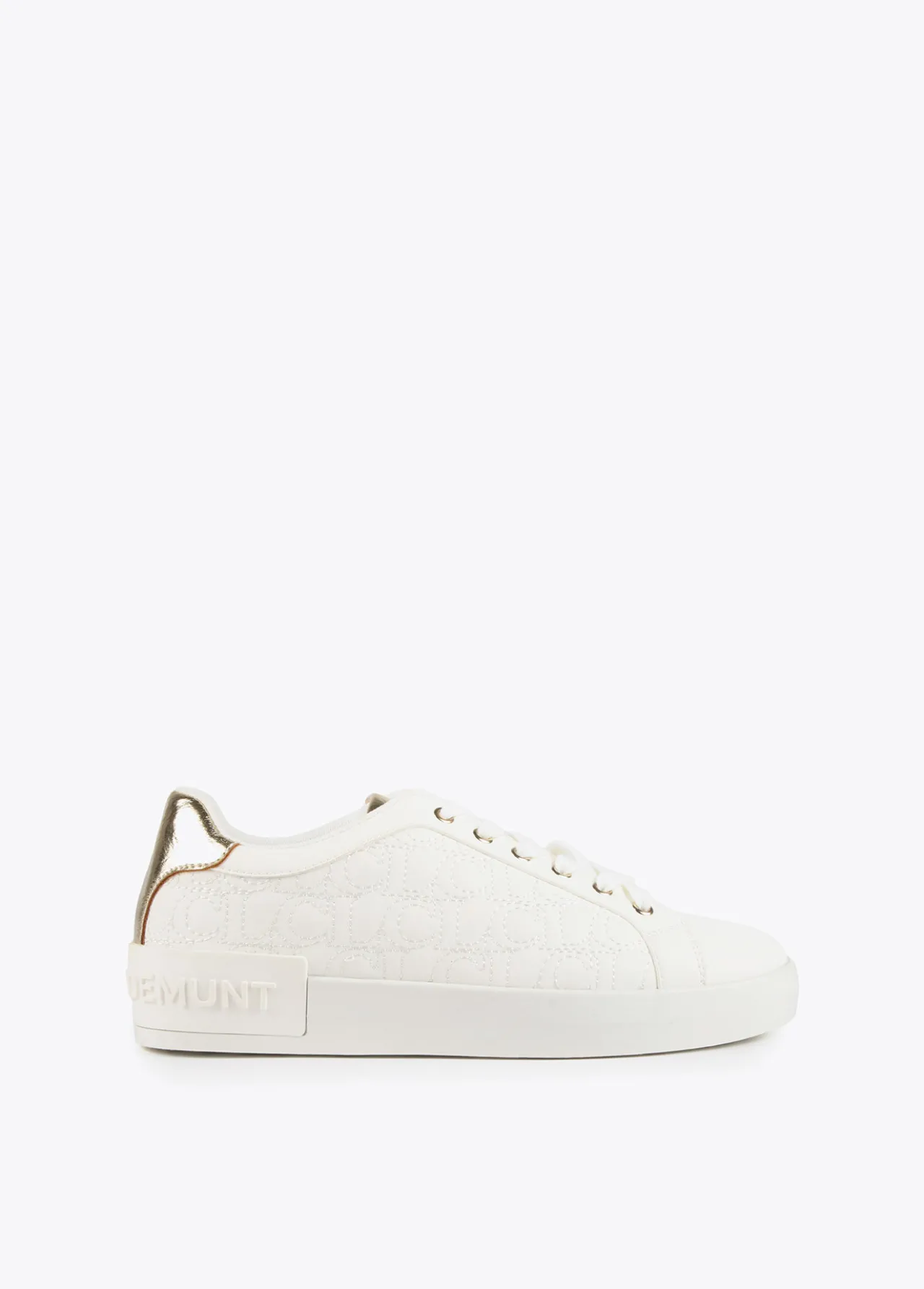 zapatillas_deportivas_metalizadas_0.webp Lola Casademunt Zapatillas Deportivas<Zapatillas deportivas metalizadas BLANCO