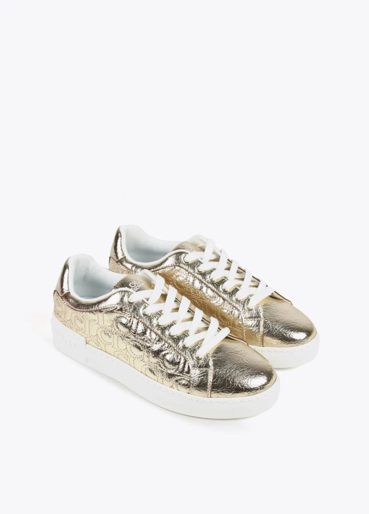 zapatillas_deportivas_metalizadas_2-1.webp Lola Casademunt Zapatillas Deportivas<Zapatillas deportivas metalizadas BLANCO