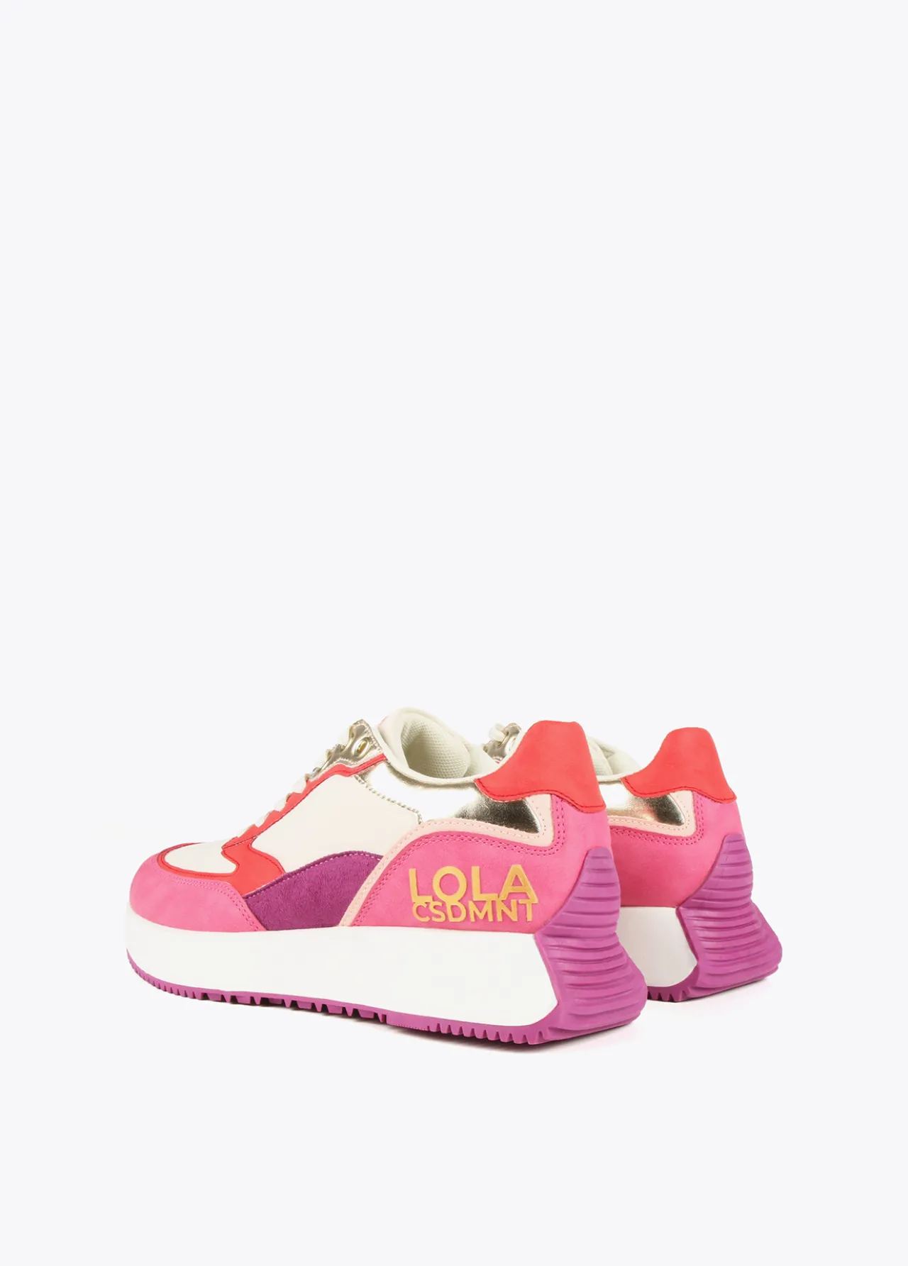 zapatillas_deportivas_multicolor_3.webp Lola Casademunt Zapatillas Deportivas<Zapatillas deportivas multicolor CRUDO-ROSA