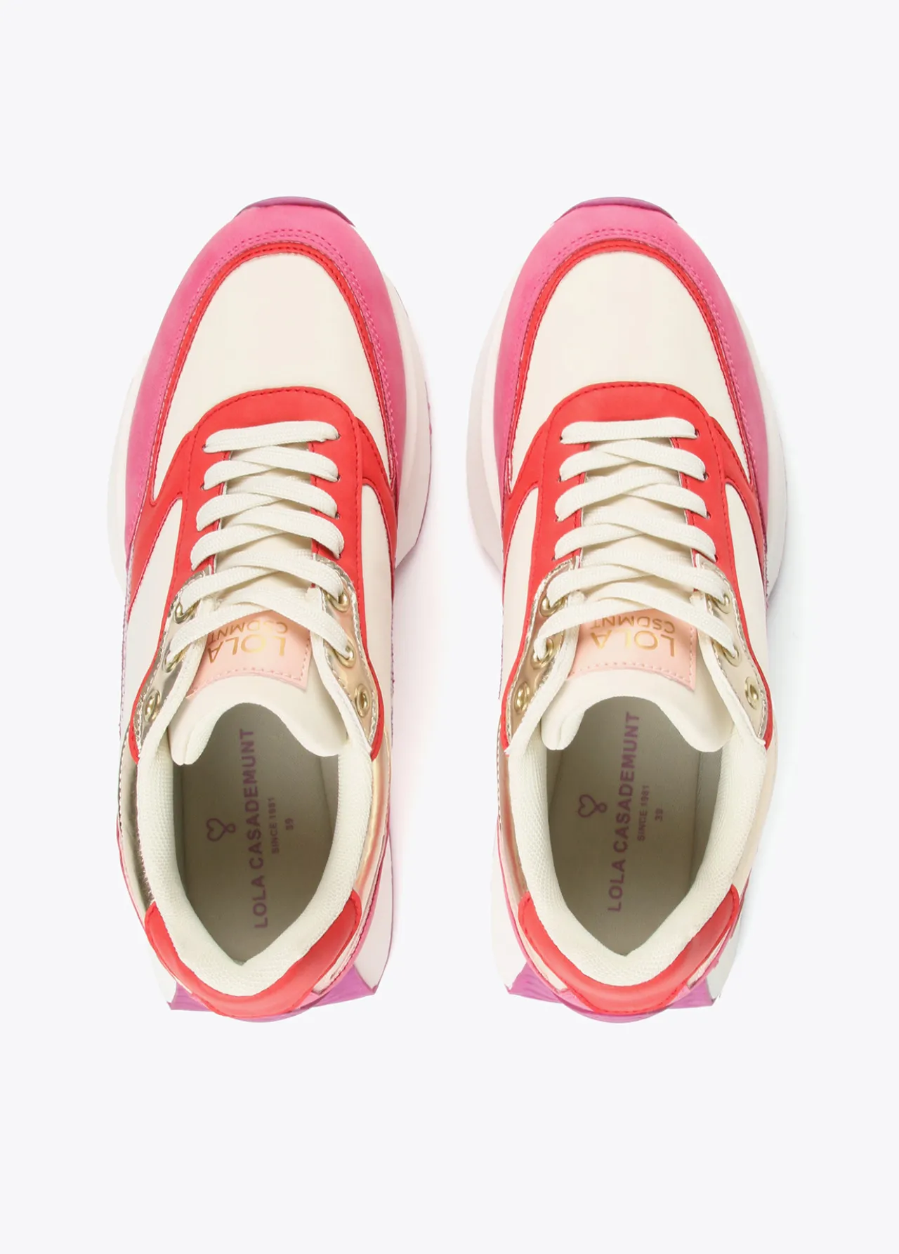 zapatillas_deportivas_multicolor_4.webp Lola Casademunt Zapatillas Deportivas<Zapatillas deportivas multicolor CRUDO-ROSA