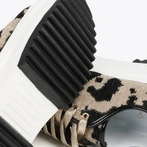 Lola Casademunt Animal Print | Zapatillas Deportivas<Zapatillas deportivas tejido animal NEGRO-MARRON
