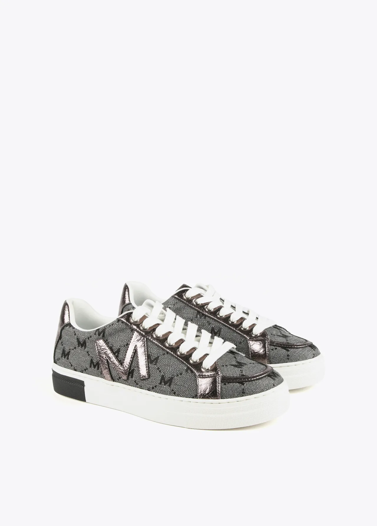 zapatillas_sneakers_color_gris_1.webp Lola Casademunt Zapatillas Deportivas<Zapatillas sneakers color gris GRIS-NEGRO