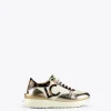 Lola Casademunt Calzado<Zapatillas sneakers detalles animal print BLANCO-MARRON