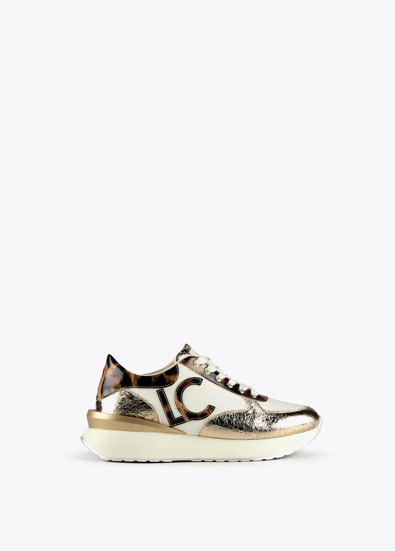 zapatillas_sneakers_detalles_animal_print_0.webp Lola Casademunt Calzado<Zapatillas sneakers detalles animal print BLANCO-MARRON