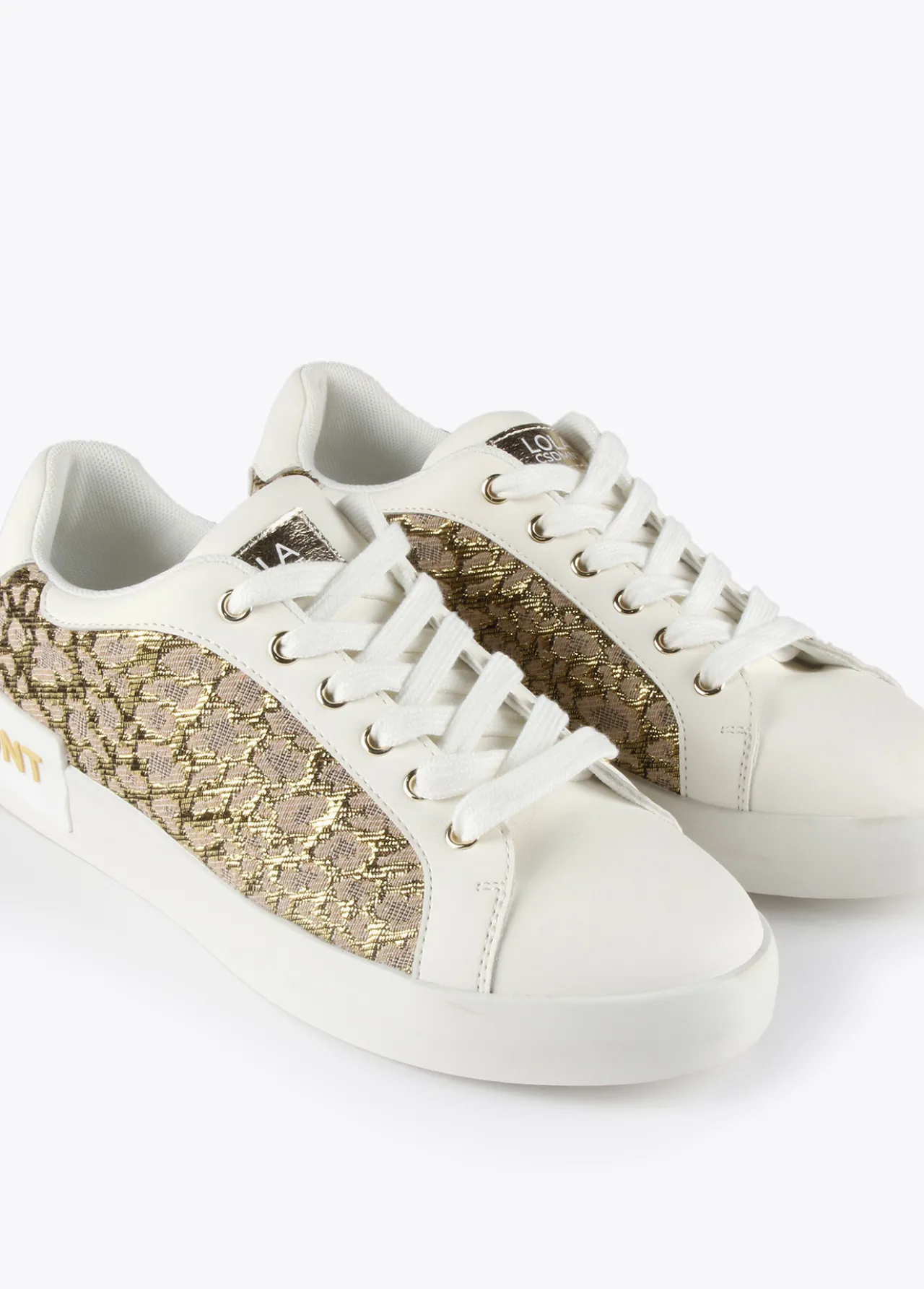 zapatillas_sneakers_estampado_leopardo_3.webp Lola Casademunt Calzado<Zapatillas sneakers estampado leopardo DORADO