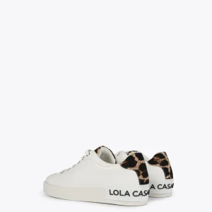 Lola Casademunt Animal Print | Zapatillas Deportivas<Zapatillas tipo sneakers detalles animal print BLANCO-MARRON