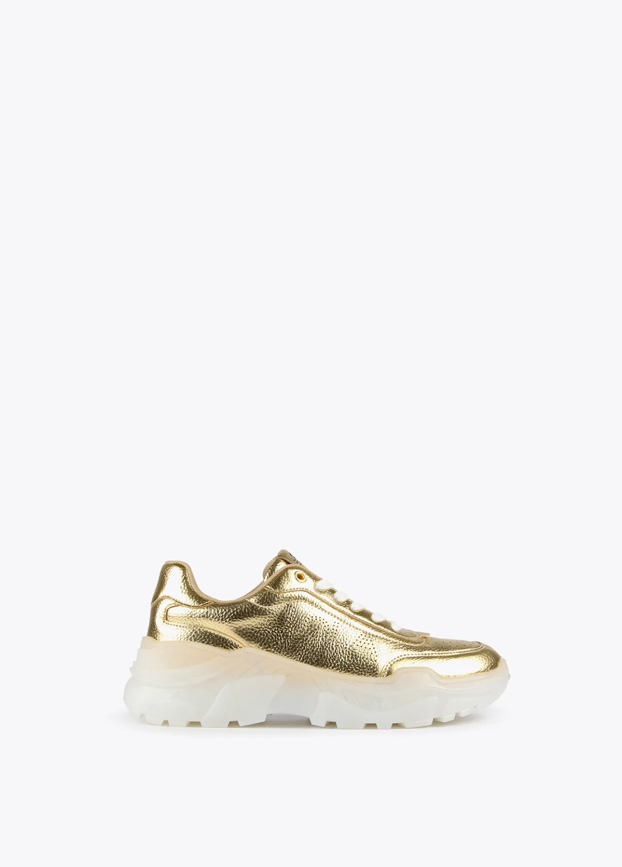 zapatillas_tipo_sneakers_metalizadas_0.webp Lola Casademunt Calzado<Zapatillas tipo sneakers metalizadas DORADO