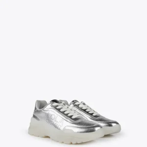 Lola Casademunt Calzado<Zapatillas tipo sneakers metalizadas DORADO