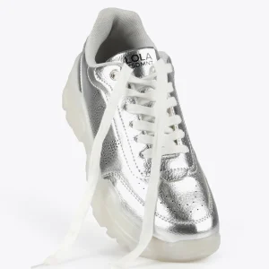 Lola Casademunt Calzado<Zapatillas tipo sneakers metalizadas DORADO