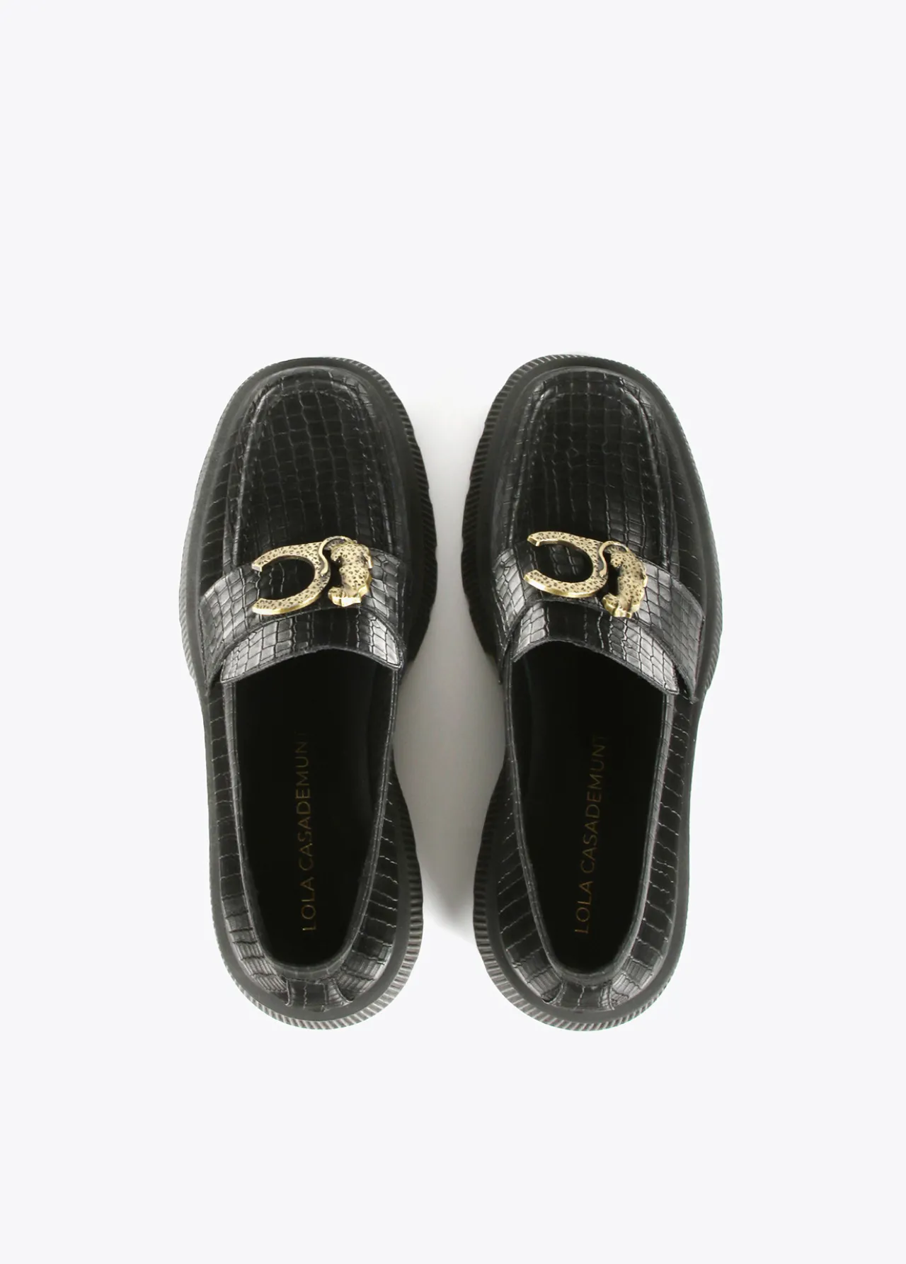 zapato_mocasn_negro_2.webp Lola Casademunt Zapatos Planos<Zapato mocasín NEGRO