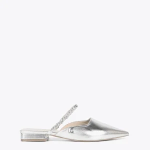 Lola Casademunt Zapatos Planos<Zapato plano destalonado PLATEADO