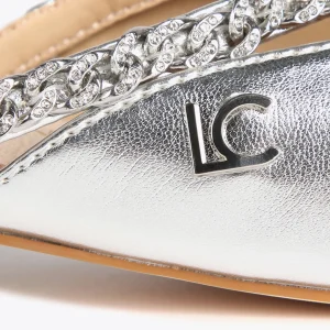 Lola Casademunt Zapatos Planos<Zapato plano destalonado PLATEADO