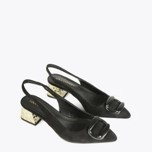 Lola Casademunt Zapatos De Tacón<Zapato salón abierto NEGRO-METAL