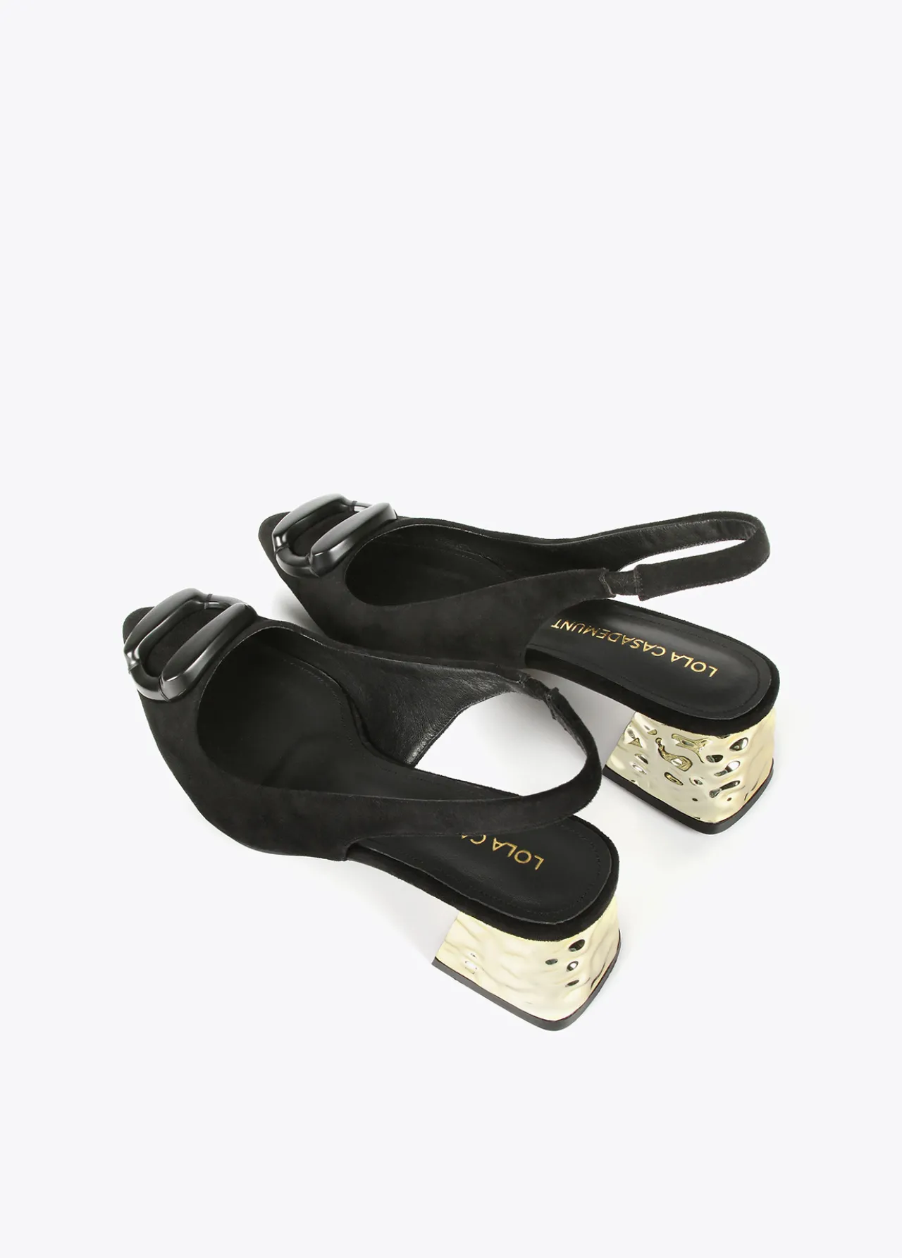 zapato_saln_abierto_5.webp Lola Casademunt Zapatos De Tacón<Zapato salón abierto NEGRO-METAL