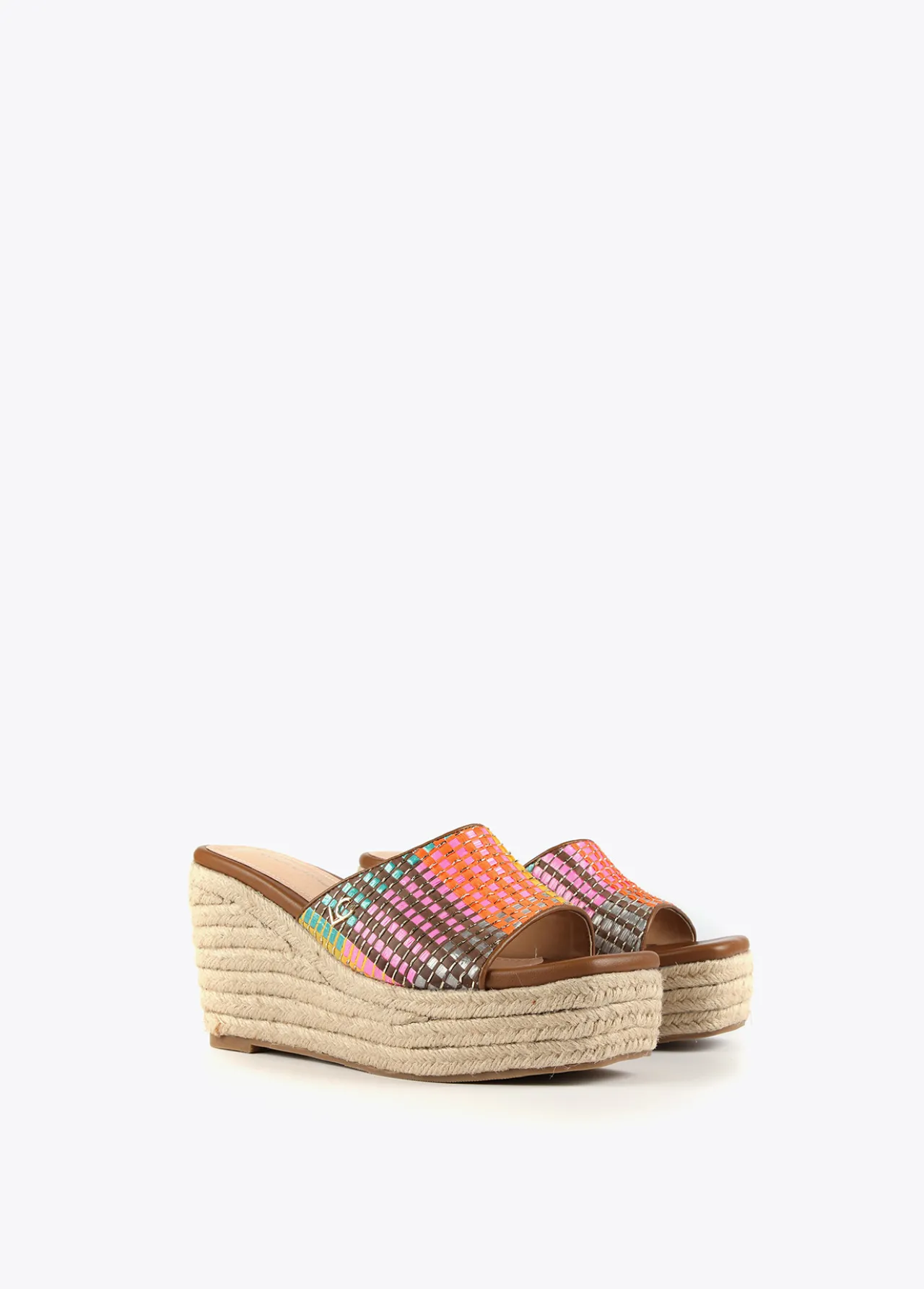 zueco_plataforma_multicolor_3.webp Lola Casademunt Calzado<Zueco plataforma multicolor MARRON-ROSA